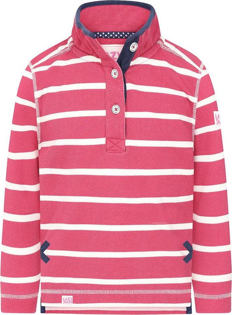 Lazy Jacks - Sweatshirt für Mädchen, Piqué LJ170 (116) (Kirsche)
