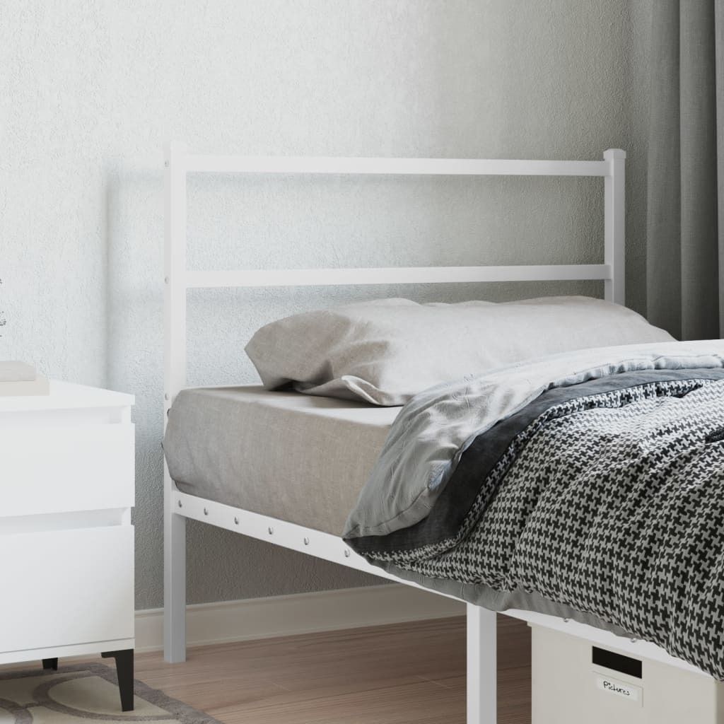 Design Kopfteil Metall Weiß 100 cm, Kopfteile 2024 Neu