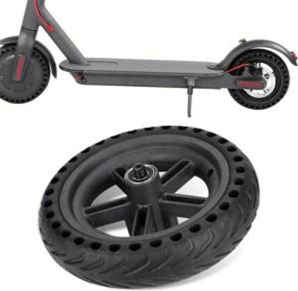 CityBlitz Reifen hinten mit Felge Bremsscheibe Vollgummi