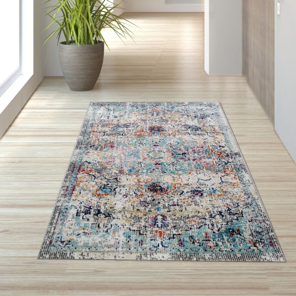 Teppich Vintage bunt Größe - 80 x 150 cm