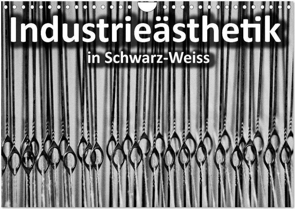 Industrieästhetik in Schwarz-Weiss (Wandkalender 2026 DIN A4 quer), CALVENDO Monatskalender