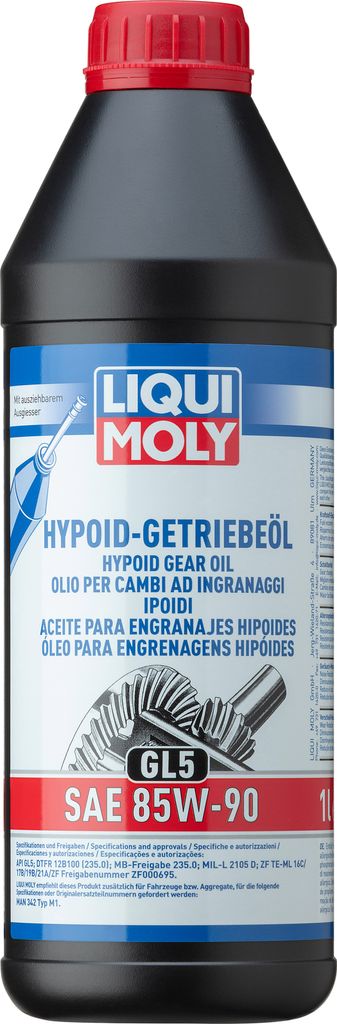 Olio per ingranaggi Liqui Moly Hypoid (GL5) SAE 85W-90 1 Immagine del prodotto 