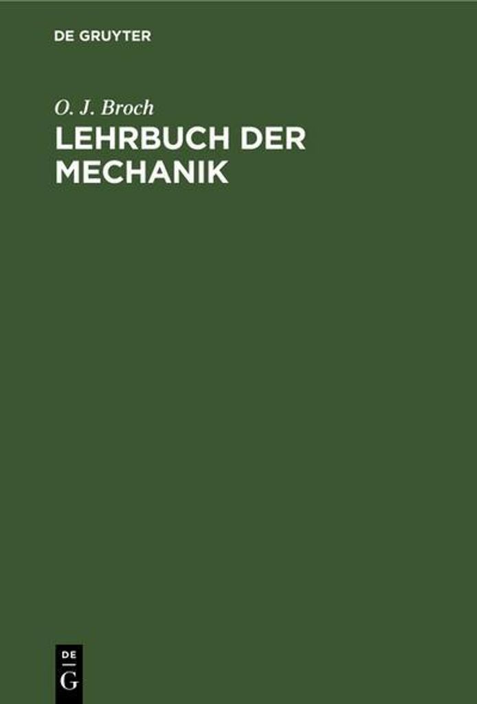 Lehrbuch der Mechanik