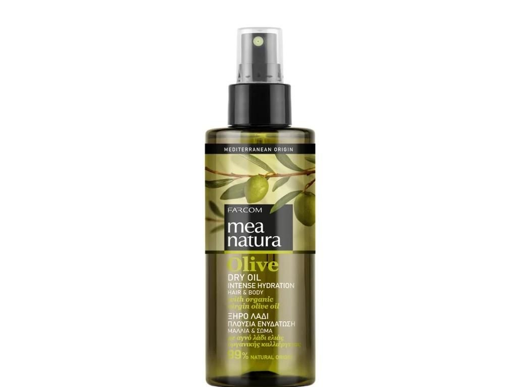 Mea Natura, huile sèche à l'huile d'olive pour les cheveux Image du produit 