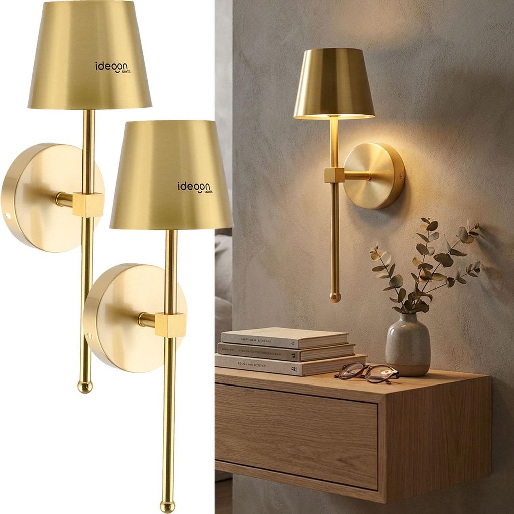 2er-Set Elegante LED Wandleuchte kabellos mit Produktbild 
