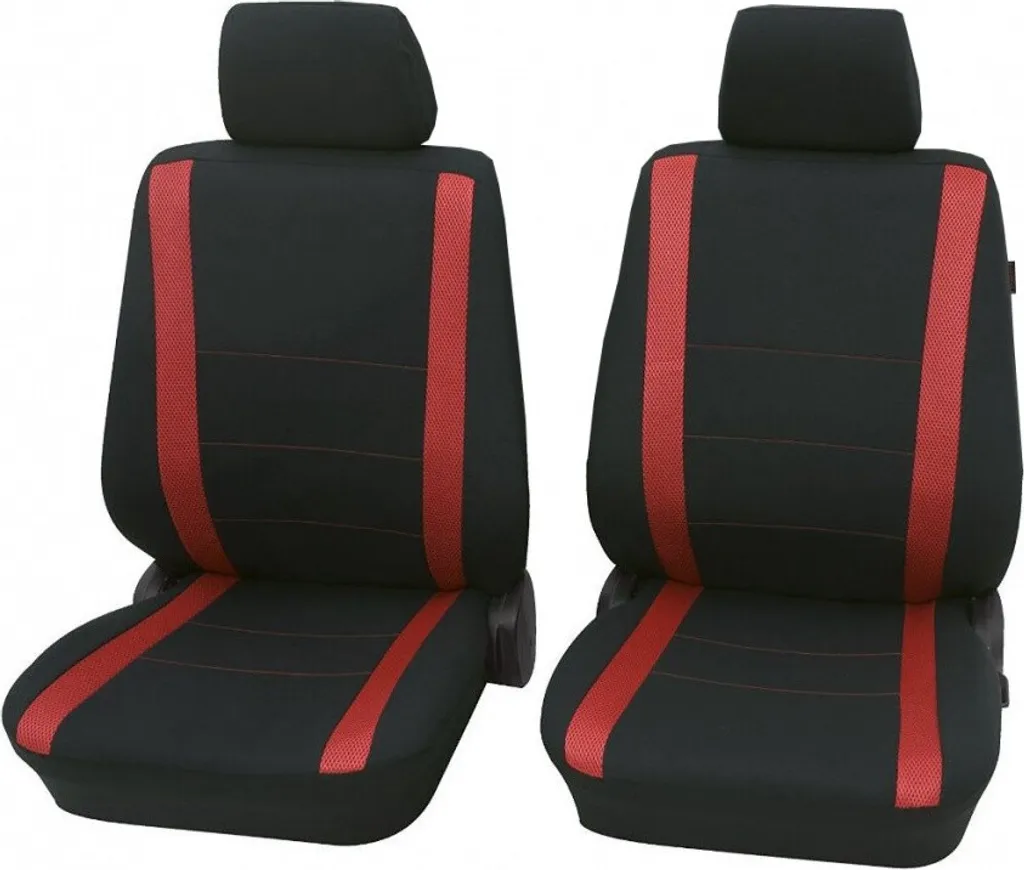 Coprisedili Universali PETEX Samoa Rossi - Set Anteriori 6 Pezzi