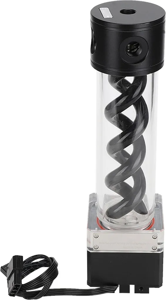 Pompe Watercooling pour PC avec Réservoir Noir et Tête Haute de 4m