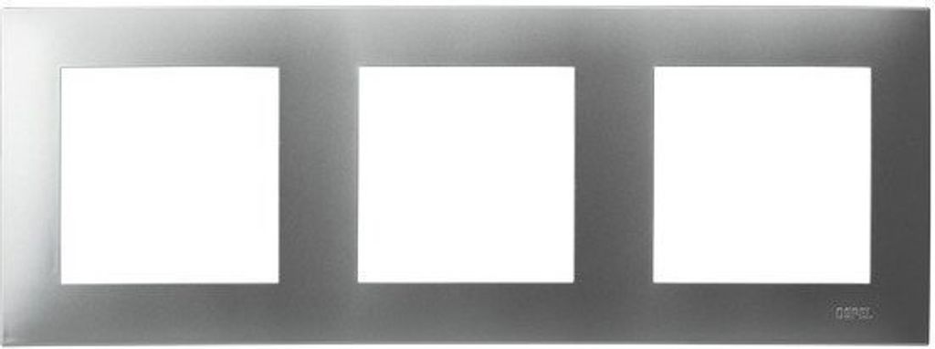 Dreifach-Rahmeneinheit SZAFIR Silver Ospel