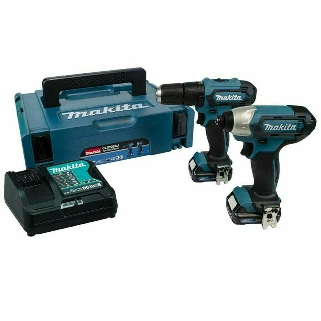 Kit Perceuse Visseuse Makita 12V Idéal pour Travaux de Second Œuvre