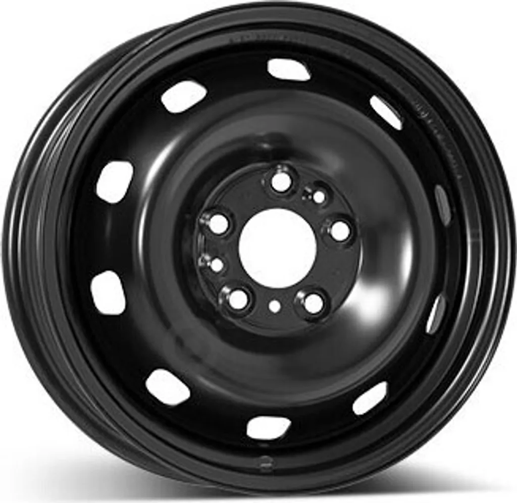 Jante ALCAR ACCIAIO 6011 Noir 6x16 5x118 ET 68 Anti-Chocs et Corrosion