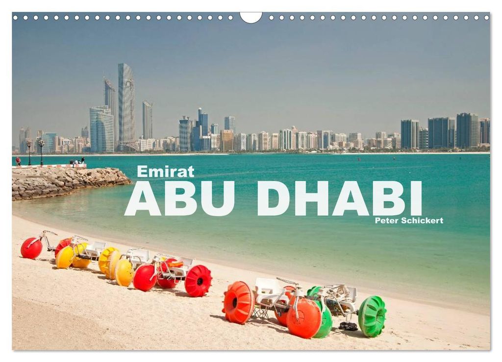 Emirat Abu Dhabi (Wandkalender 2027 DIN A3 quer), CALVENDO Monatskalender