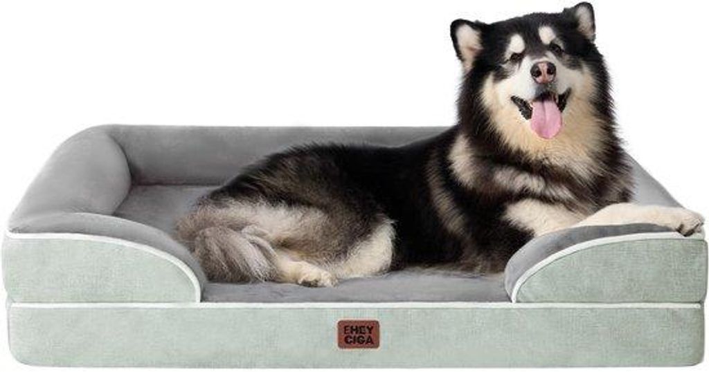 Orthopädisches Hundebett für große Hunde, 132x104x20cm, XXL-Hundekissen aus Schaumstoff, waschbares Hundekissen, wasserdicht und rutschfest, Hun...