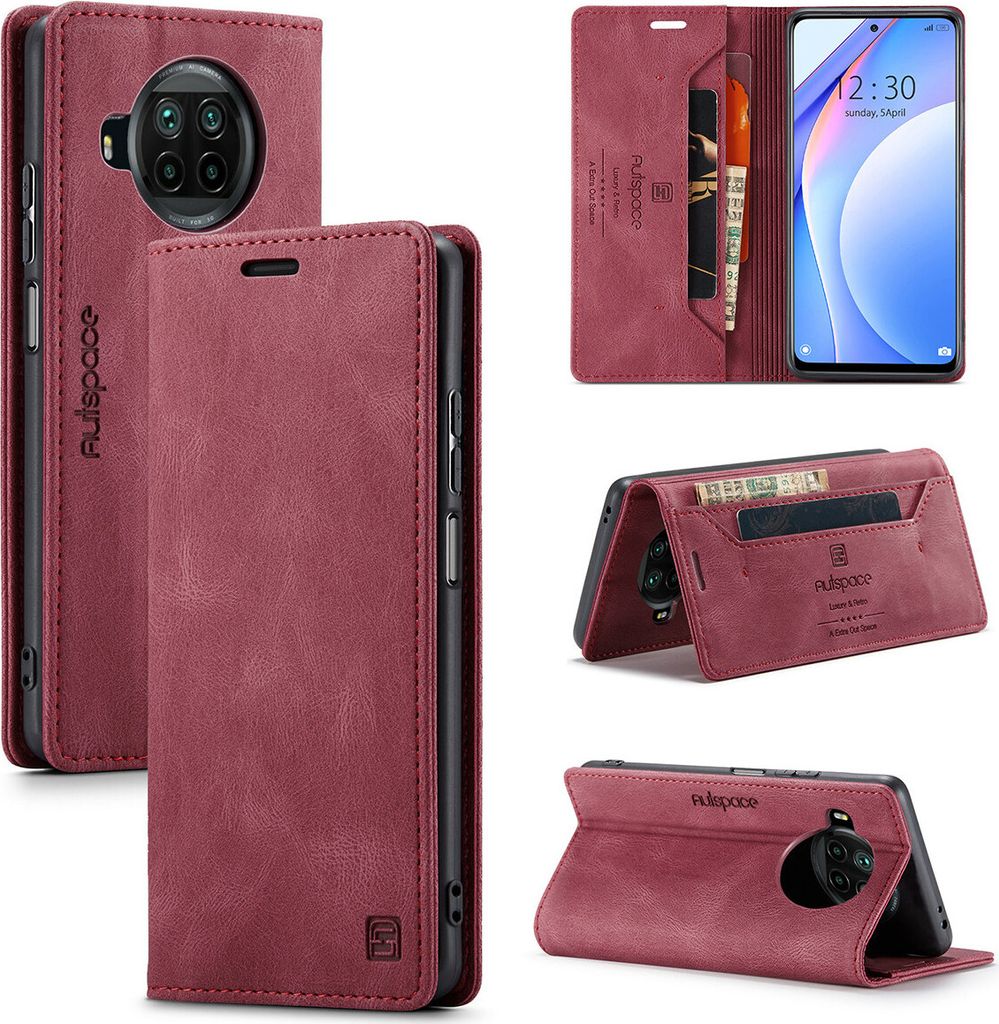 Xiaomi Mi 10T Lite Brieftasche Hülle, Retro Produktbild 