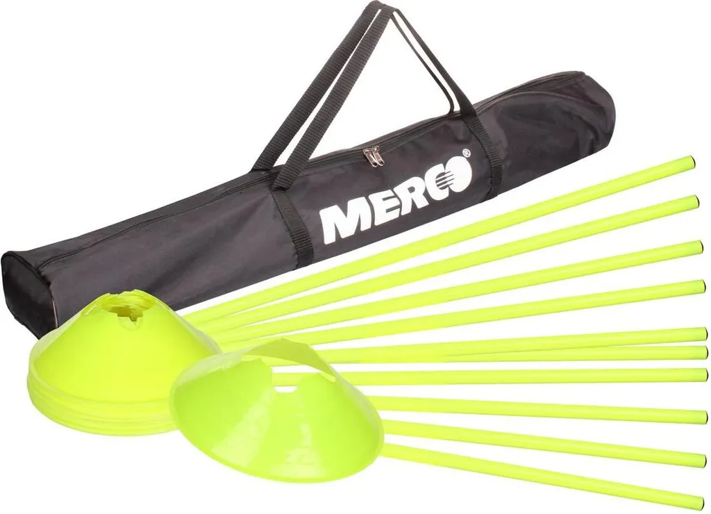 Disc Hurdle : Lot de 10 Haies d'Agilité avec Support de Transport