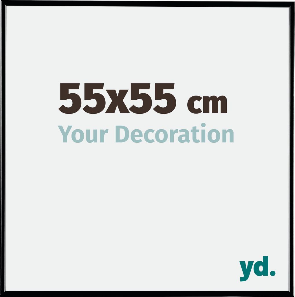 A graphic displaying product size and branding.