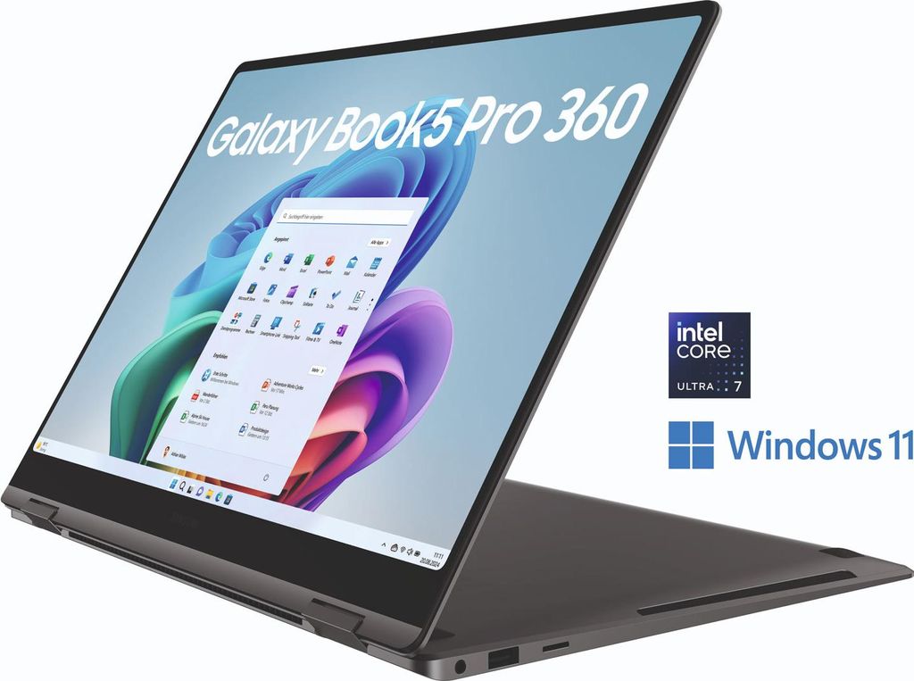 Samsung Galaxy Book5 Pro 360 16" Intel Core Ultra 7 1TB, Intel Core Ultra 7, 40,6 cm (16"), 2880 x 1800 Pixel, 32 GB, 1 TB, Windows 11 Home