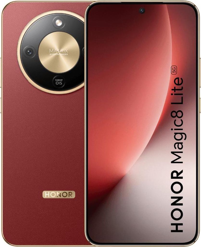 Honor Magic8 Lite 5G Dual Sim 512GB, 8GB RAM, Reddish Brown Produktbild 