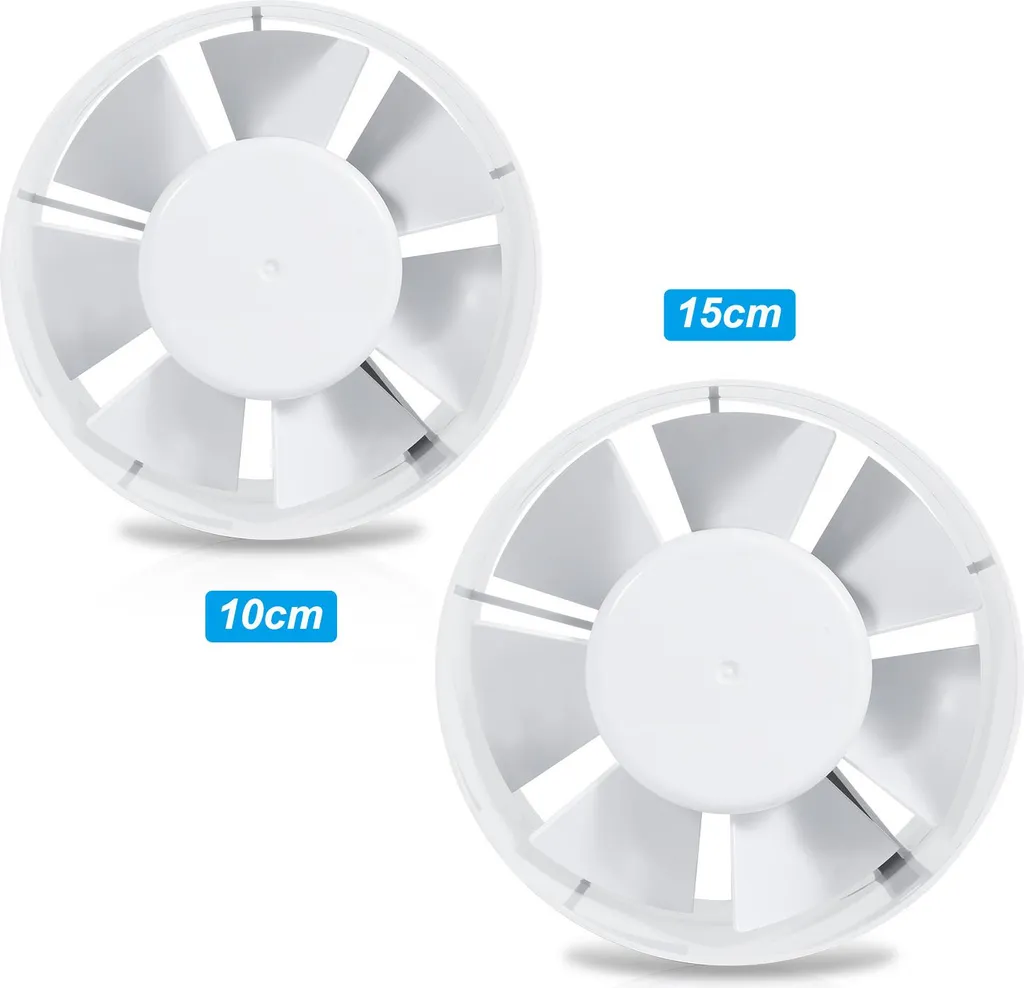 Supprimer les mauvaises odeurs avec le ventilateur tubulaire 100mm 130m³/h