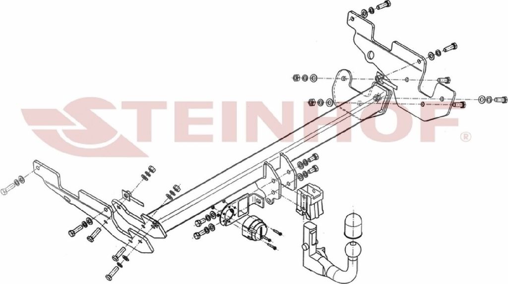 Z547035 Anhängerkupplung passend für MAZDA CX-5 I 2012-2017 abnehmbar