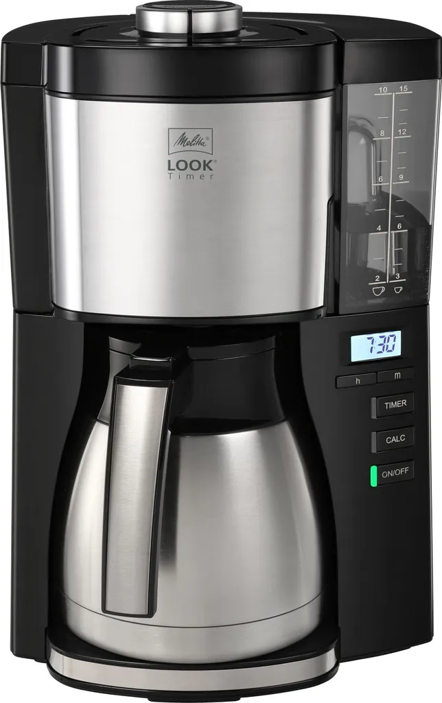 Cafetière programmable Melitta 1025-18 pour un Café Chaud dès le Réveil