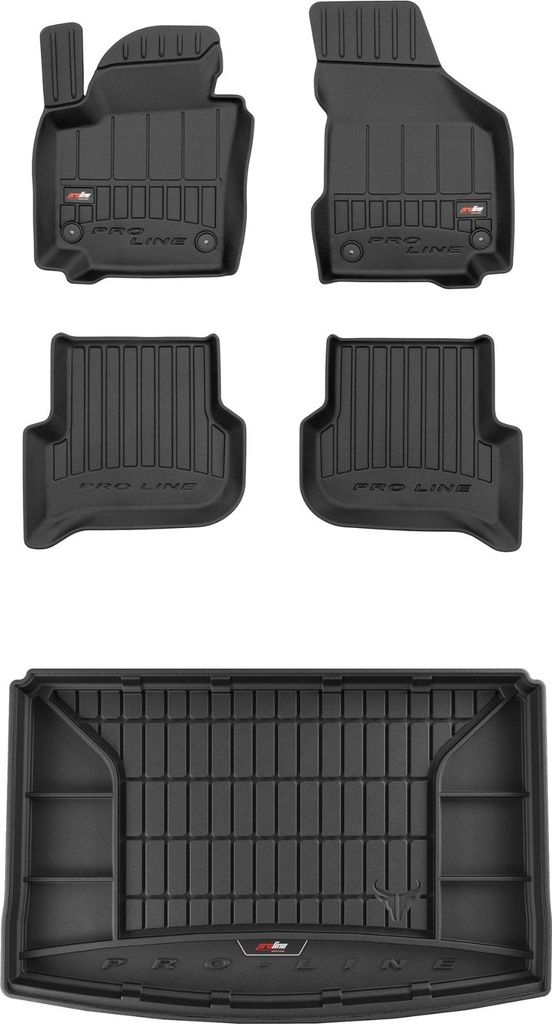 FROGUM 3D Gummimatten und Kofferraummatte für Volkswagen Golf Plus 05-14