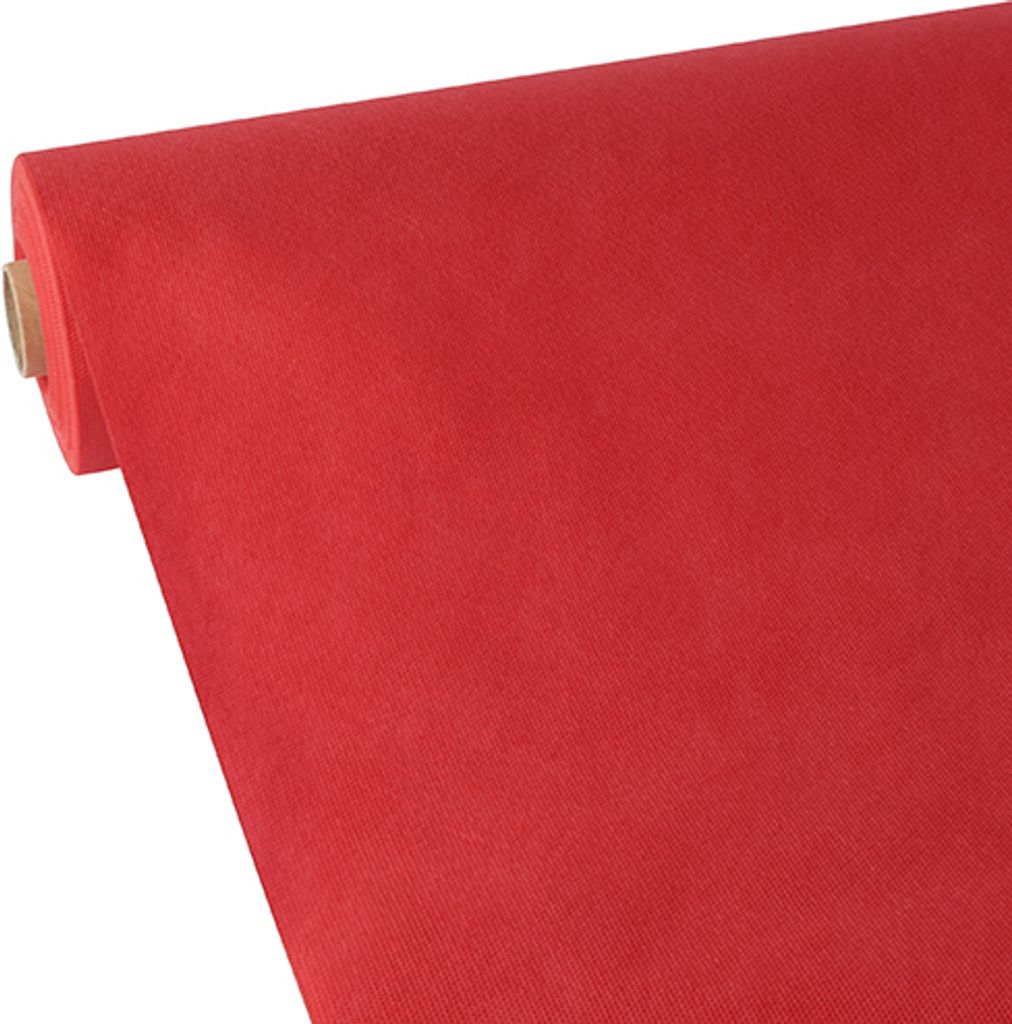 Papstar Vlies-Tischdecke rot 1,18x40 m