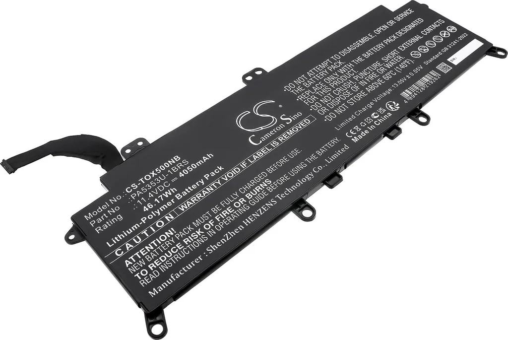 Batterie Techtek 4800mAh pour Dynabook Tecra X50-F-11F et Série X50-F-127