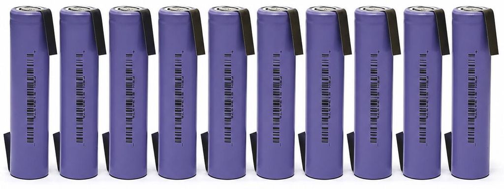 10 x Akku18650 TerraE INR18650-35E mit Z-Form Lötfahne 3,6V Produktbild 