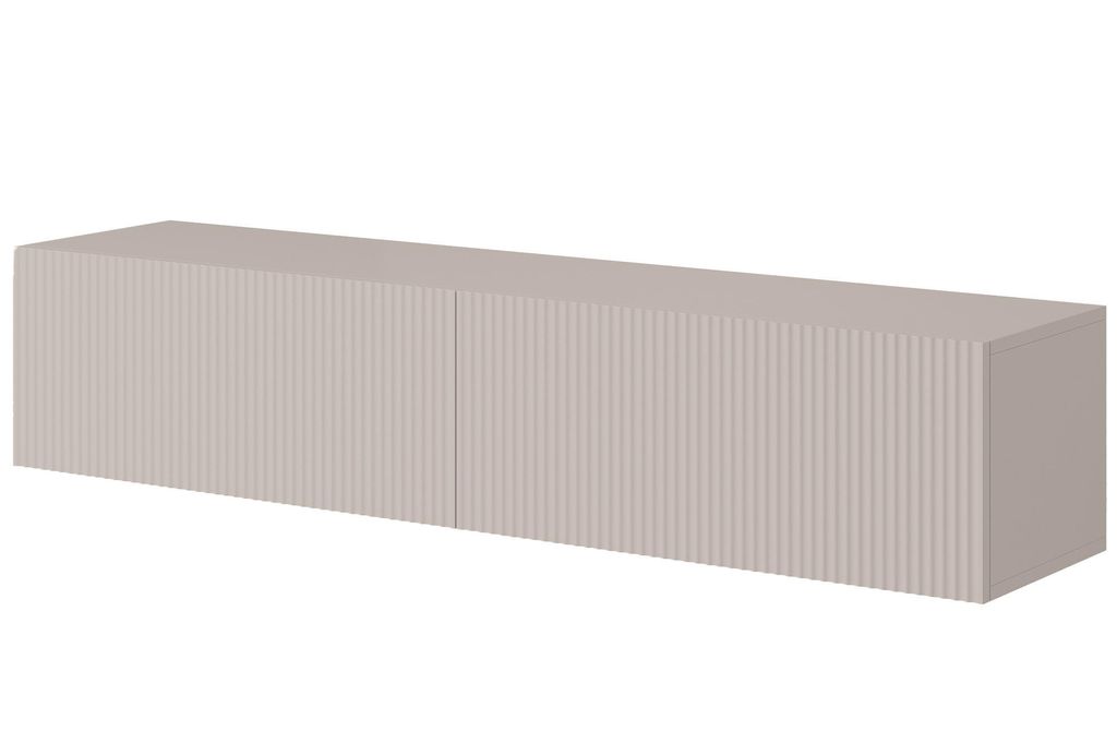 Selsey VELDIO - Szafka pod TV 140 cm szaro-beżowa z Zdjęcie produktu 