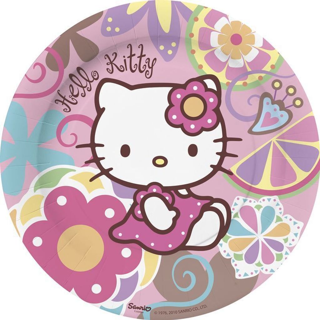 Hello Kitty 10 kleine Teller Bamboo
