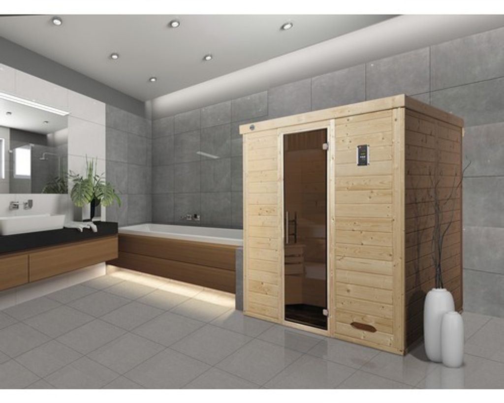 weka Premium Massivholz-Elementsauna KEMI  Gr. 3 Sparset Produktbild 