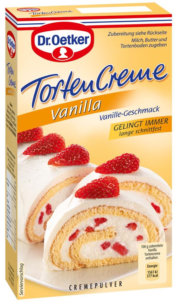 Crème pâtissière Vanilla Dr Oetker, résistante à la cuisson Image du produit 