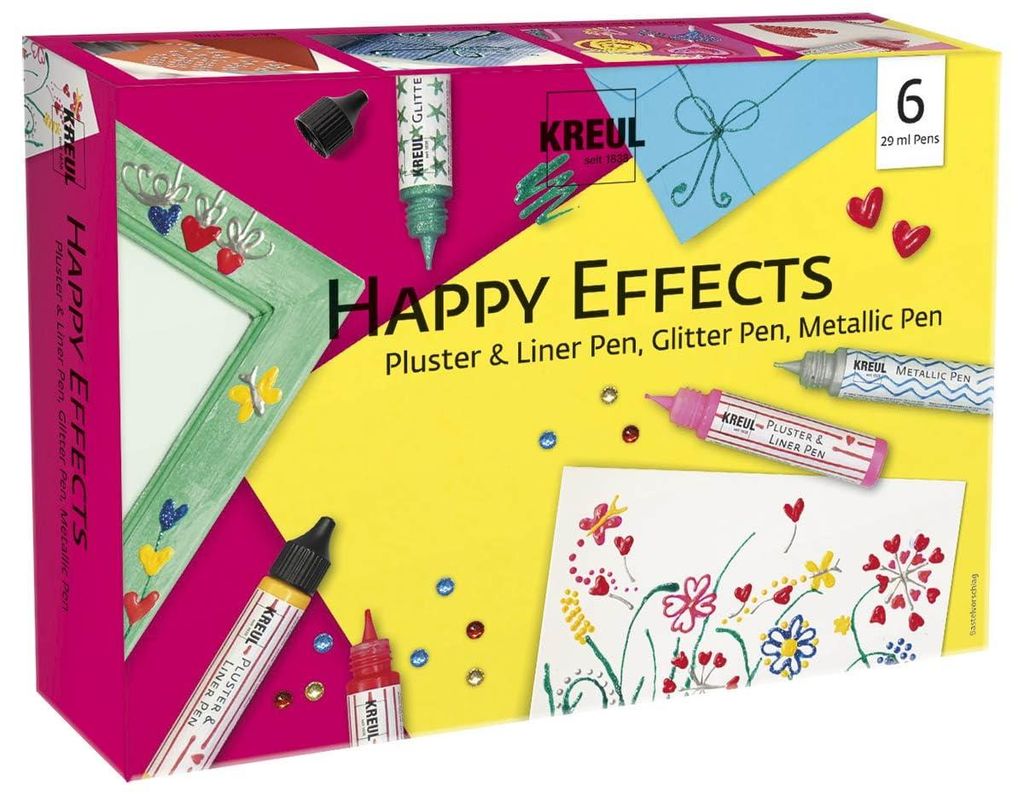 Colore con effetto 3D KREUL 6 pezzi set Immagine del prodotto 