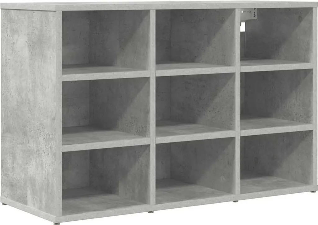 Scarpiera Grigio Cemento 77,5x30x51 cm | Mobile Ingresso Robusto