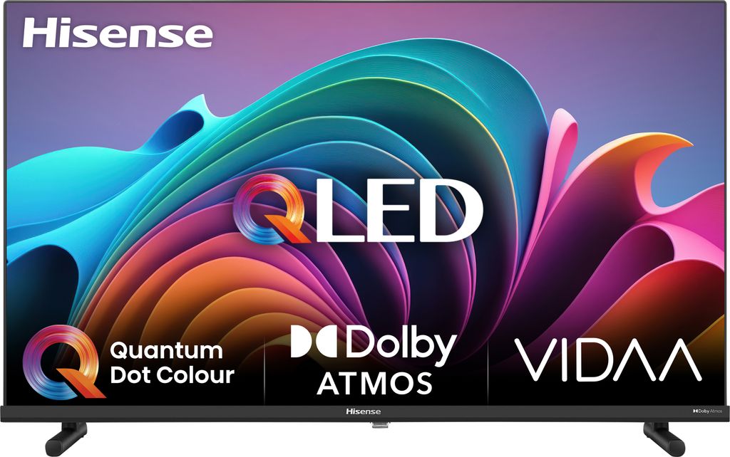 Fernseher 40Zoll Schwarz Full HD Auflösung VIDAA U6 QLED Produktbild