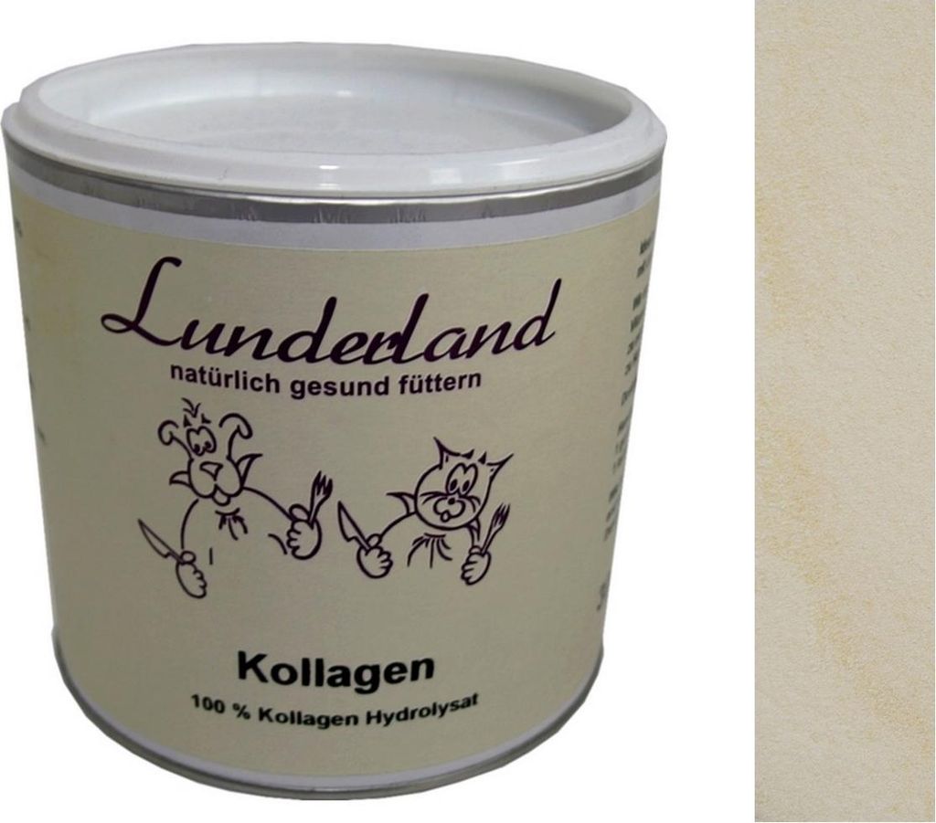 Lunderland Kollagen 100g 100% Kollagen granuliert Hydrolysat für Hunde