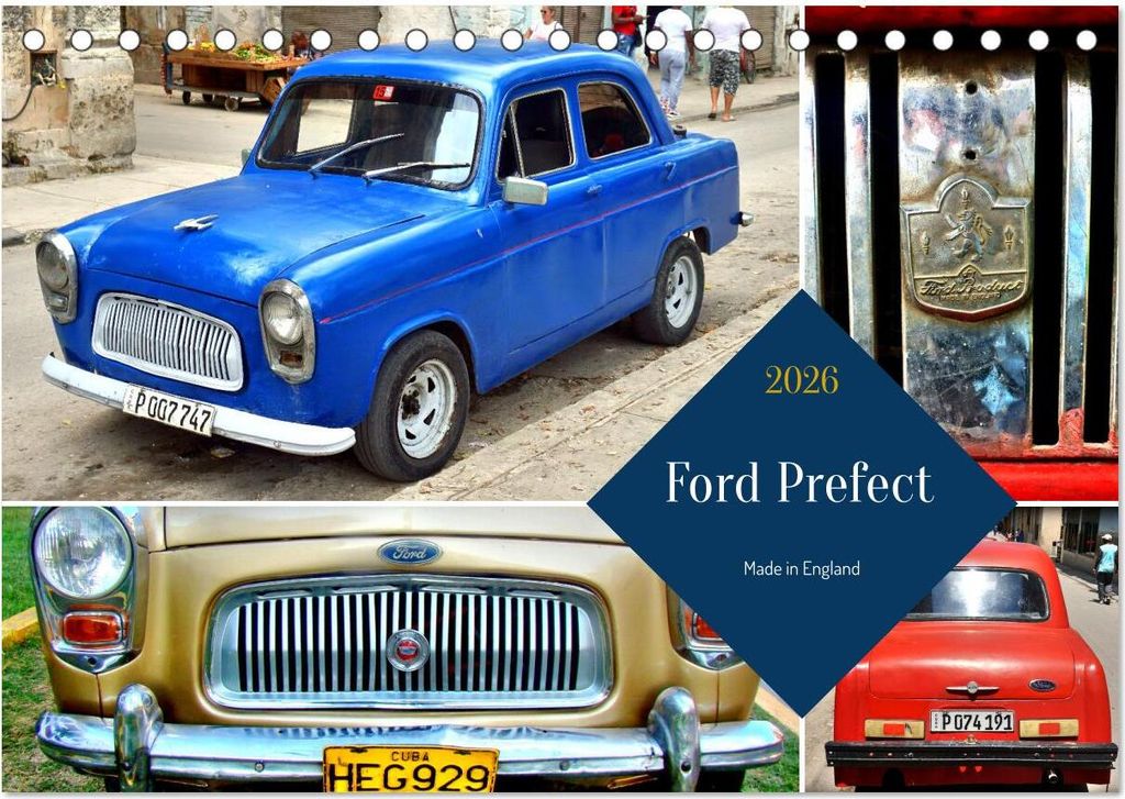 Ford Prefect - England (Tischkalender 2026 DIN A5 quer), CALVENDO Monatskalender