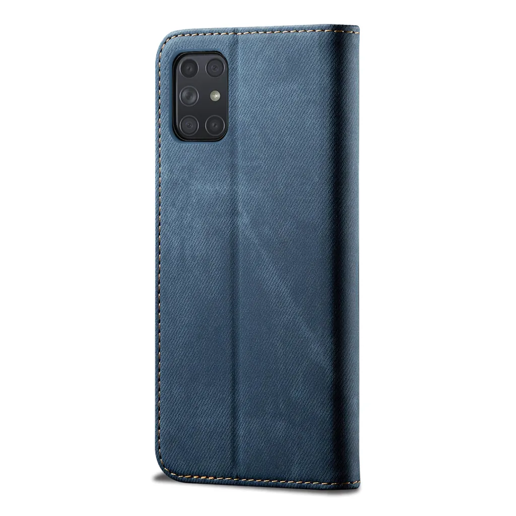 Portafoglio e Cover Galaxy A52 5G Blu - Praticità e Pelle PU - 3