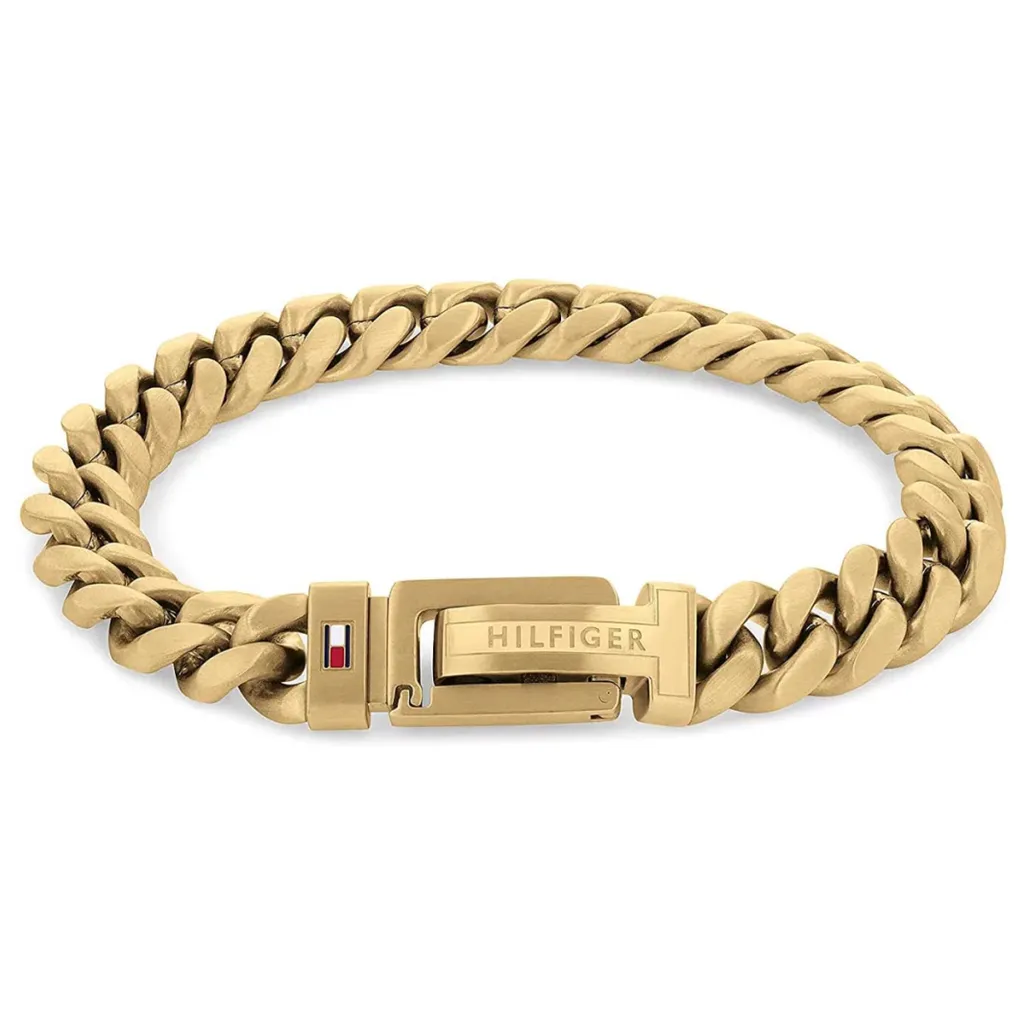 Bracelet Tommy Hilfiger 2790434 en Acier Inoxydable Mailles Gourmette