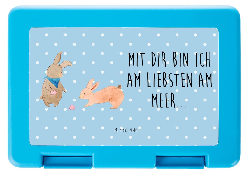 Mr. & Mrs. Panda Bentobox Hasen Muschel - Blau Pastell - Produktbild 