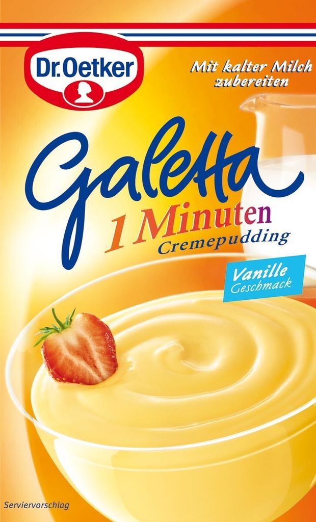 Galetta Pudding à la crème vanille Dr. Oetker 80g Image du produit 