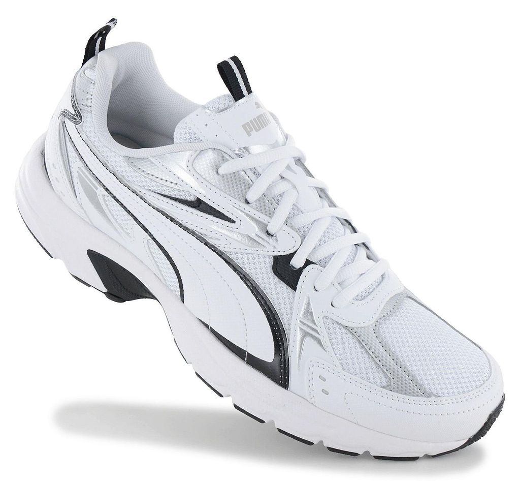 PUMA Milenio Tech - Herren Sneakers Sport Schuhe Weiß 392322-01 , EU 45 UK 10.5