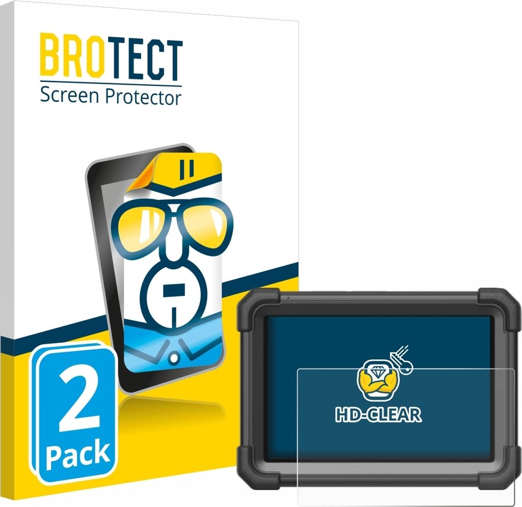 2x Für Launch X-431 Pro Dyno Schutzfolie BROTECT Displayschutz Display Schutz Folie Klar Transparent