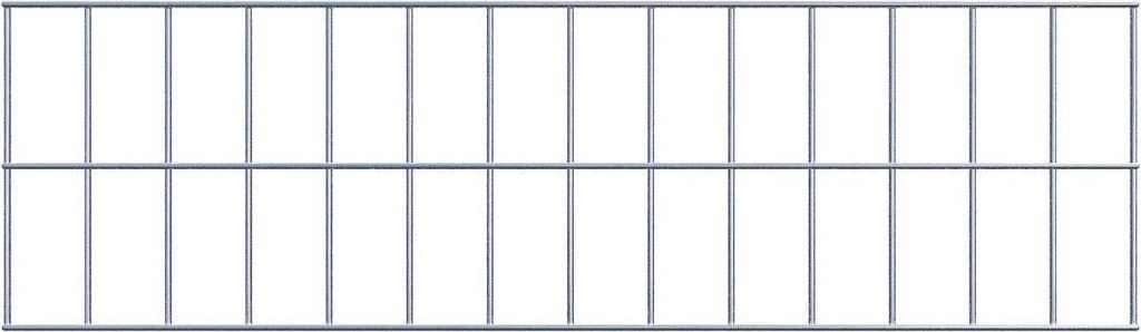 Dekogitter / Rankgitter (inkl. Montagematerial) Maschenweite 5 x 10 cm - Länge: 70 cm - Höhe: 20 cm