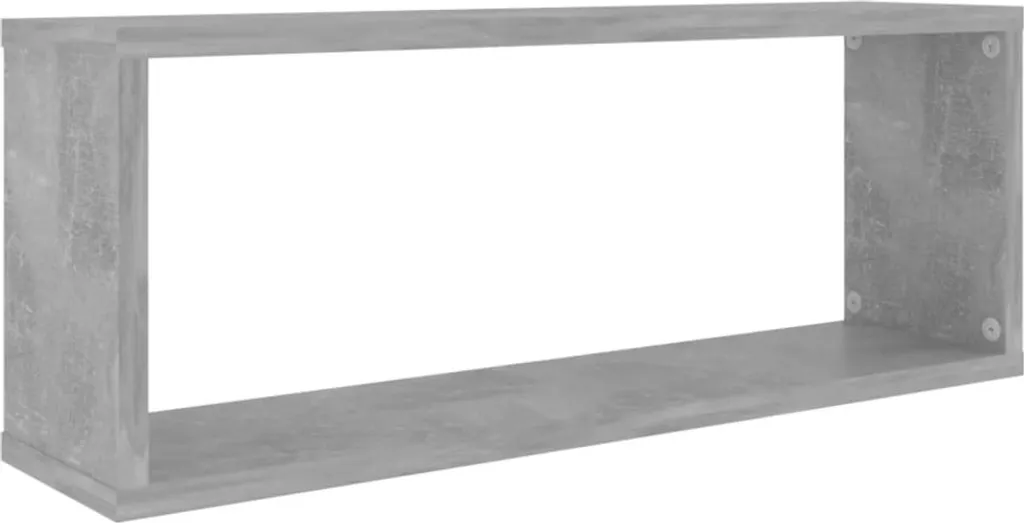 Offerta Set 4 Mensole Parete Grigio Cemento 60x15x23 cm - Qualità - 4
