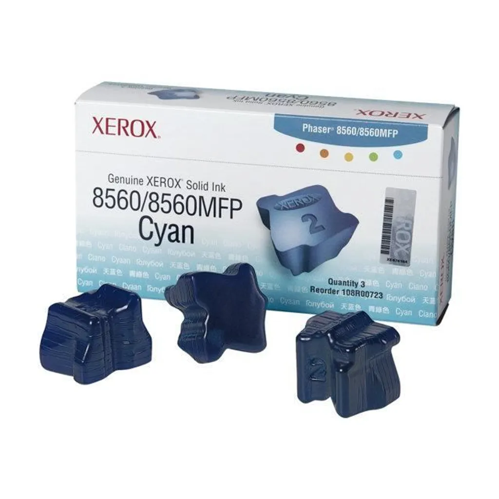 Bâton d'Encre Solide Cyan pour Xerox Phaser 8560 - Consommable Imprimante