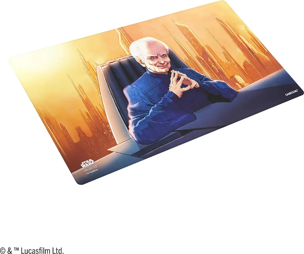 Tapis de Jeu Palpatine Star Wars Unlimited avec Base Antidérapante Pro
