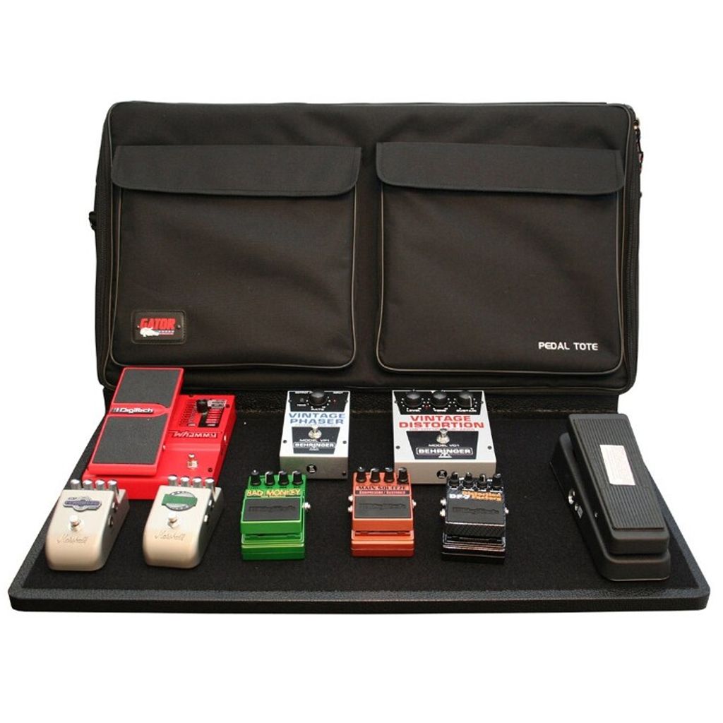 GPT-PRO-PWR-UK Wood Pedal Board/Black Carry Bag; Include G-Bus-8