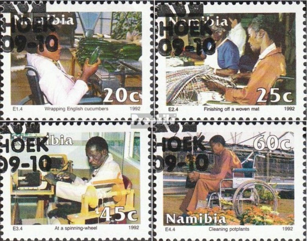 Briefmarken Namibia - Südwestafrika 1992 Mi 731-734 (kompl.Ausg.) gestempelt Gleichstellung der Behinderten