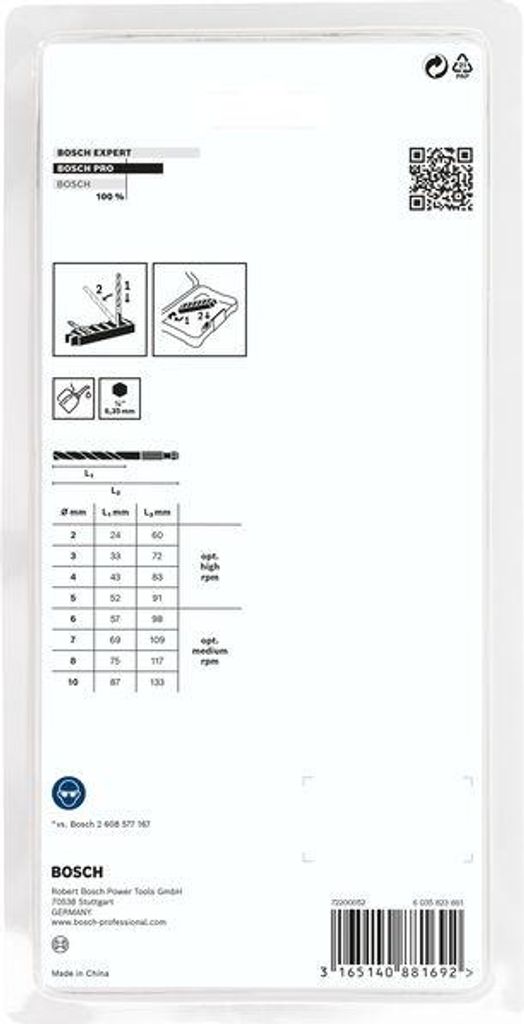 PRO Metal HSS-G Impact Spiralbohrer Set, 8-tlg.